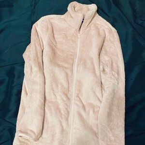 Land's End brushed fleece shirt jacket M/T